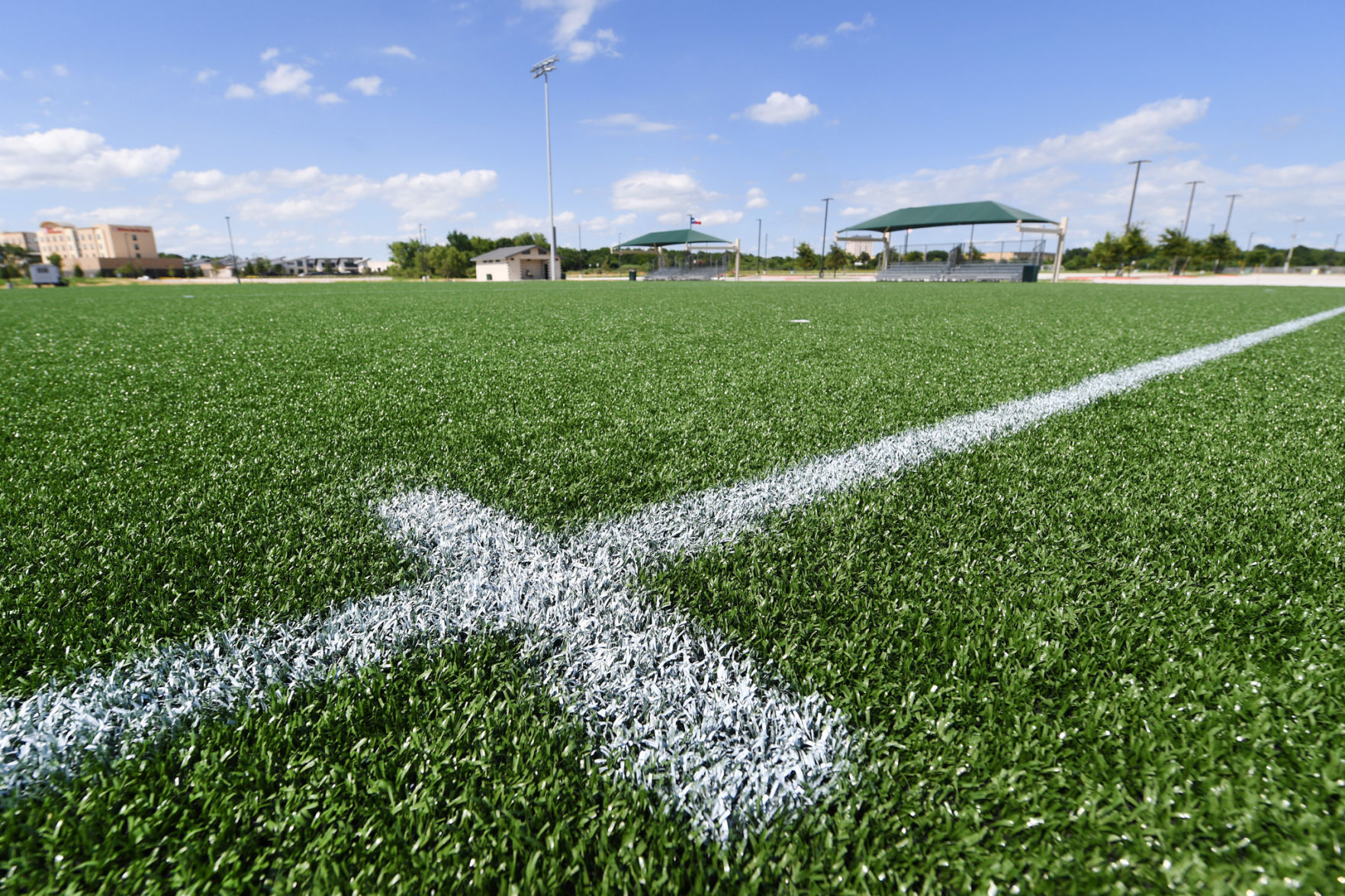 Turf fields at Veterans Park